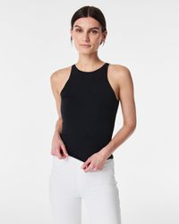 Spanx - Fit-to-you Crew Neck Racerback Tank - Lyst