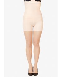 Spanx - Shaping High-waisted Mid-thigh Sheers - Lyst