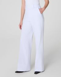 Spanx - Supersmoothtm Stretch Twill Wide Leg Pant - Lyst