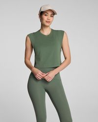 Spanx - Boostup Cropped Tank Top - Lyst