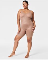 Spanx - Shape Invisible Mid-Thigh Bodysuit - Lyst