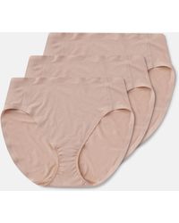 Spanx - Smooth Fit-To-You Modal Cotton Hi-Leg Brief 3-Pack Box - Lyst