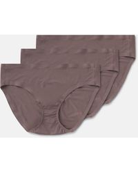 Spanx - Smooth Fit-To-You Modal Cotton Bikini 3-Pack Box - Lyst