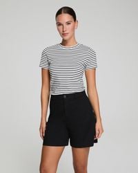 Spanx - Cotton Crewneck T-Shirt - Lyst