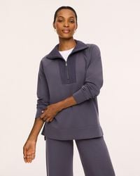 Spanx - Airessentials Brushed Half Zip Top Tunic - Lyst