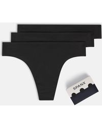 Spanx - Smooth Fit-To-You Supima Cotton Thong 3-Pack - Lyst