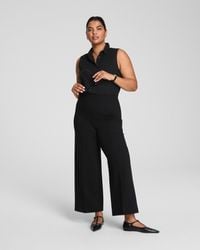 Spanx - Supersmooth Perfectfit Ponte Cropped Wide Leg Pants - Lyst