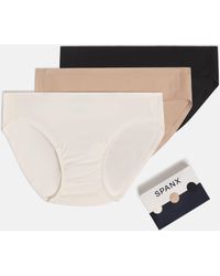 Spanx - Smooth Fit-To-You Supima Cotton Bikini 3-Pack - Lyst