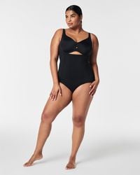 Spanx - Sculpt Oncore Open-Bust Brief Bodysuit - Lyst