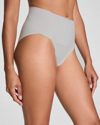 Spanx - Supersmooth Undie-Tectable Hi-Leg Cotton Brief - Lyst