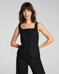Spanx - Easybreezy Cotton Button-Down Vest - Lyst