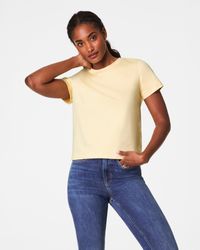 Spanx - Cotton Crewneck T-Shirt - Lyst