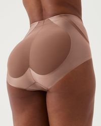 Spanx - Shape Satin-X Booty-Lifting Brief - Lyst