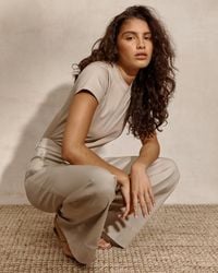 Spanx - Supersmooth Stretch Twill Wide Leg Pants - Lyst