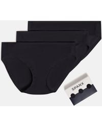 Spanx - Smooth Fit-To-You Supima Cotton Bikini 3-Pack - Lyst