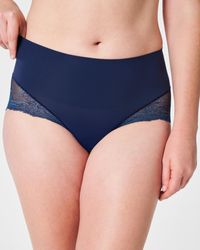 Spanx - Undie-tectable® Smoothing Lace Hi-hipster Panty - Lyst