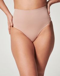 Spanx - Seamless Power Sculpting Ecocare Thong - Lyst