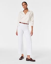 Spanx - Stretch Twill Cropped Pant - Lyst