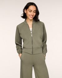 Spanx - Airessentials Pintuck Track Jacket - Lyst