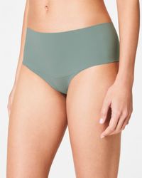 Spanx - Supersmooth Undie-Tectable Cotton Tanga - Lyst