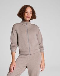 Spanx - Airessentials Brushed Full Zip Jacket - Lyst