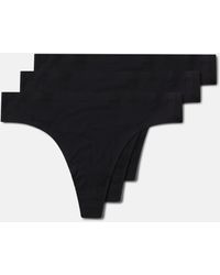 Spanx - Smooth Fit-To-You Modal Cotton Thong 3-Pack Box - Lyst