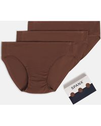 Spanx - Smooth Fit-To-You Supima Cotton Bikini 3-Pack - Lyst