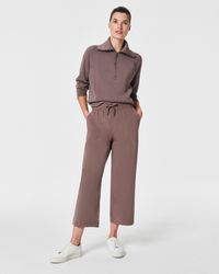 Spanx - Casual Fridays Cropped Wide-leg Pant - Lyst