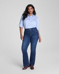 Spanx - Shape Everywear Flare Jeans, Poseidon - Lyst