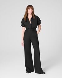 Spanx - Supersmooth Stretch Twill Wide Leg Pants - Lyst