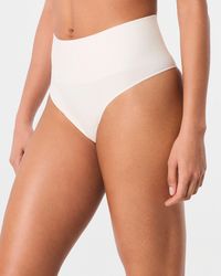 Spanx - Shape Extraordinary Supima Cotton Thong - Lyst