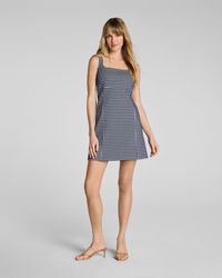 Spanx - Ponte Jacquard Square Neck Mini Dress - Lyst