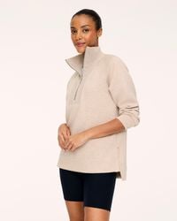 Spanx - Airessentials Brushed Half Zip Top Tunic - Lyst