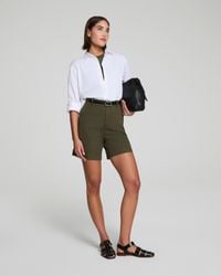 Spanx - Supersmooth Stretch Twill Short, 7" - Lyst