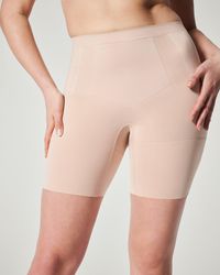 Spanx - Sculpt Oncore Mid-Thigh Shorts - Lyst