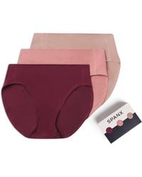 Spanx - Smooth Fit-To-You Supima Cotton Brief 3-Pack - Lyst