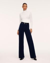 Spanx - Shape Authentic 360 Corduroy Wide Leg Jeans, Timeless - Lyst