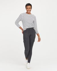 spanx stretch twill ankle cargo pant