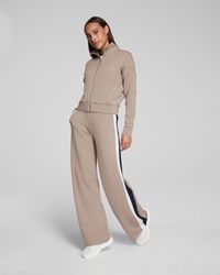 Spanx - Airessentials® Colorblock Wide Leg Track Pant - Lyst