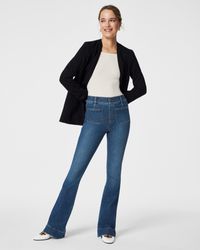 Spanx - Patch Pocket Flare Jeans - Lyst