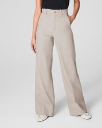 Spanx - Supersmoothtm Stretch Twill Wide Leg Pant - Lyst