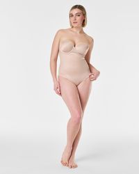 Spanx - Shape Invisible High-Waisted Thong - Lyst