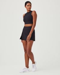 Spanx - Booty Boost® Ribbed Front Slit 14" Skort - Lyst