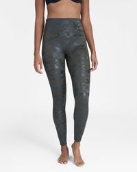 Spanx Faux Leather Camo Leggings in 