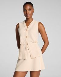 Spanx - Airessentials French Rib Button-Down Vest - Lyst