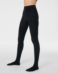 Spanx - Shape Rib Knit Shorty Tights - Lyst