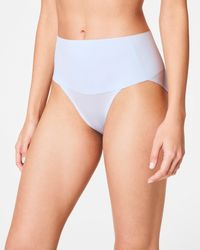 Spanx - Supersmooth Undie-Tectable Hi-Leg Cotton Brief - Lyst