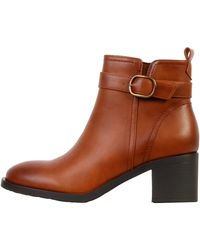 Super Mode - Bottines Bottines À Talon Zip - Lyst