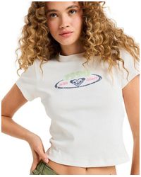 Roxy - T-Shirt Beach Love - Lyst