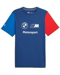 PUMA - Standard BMW M Motorsport Essentials Logo Tee - Lyst